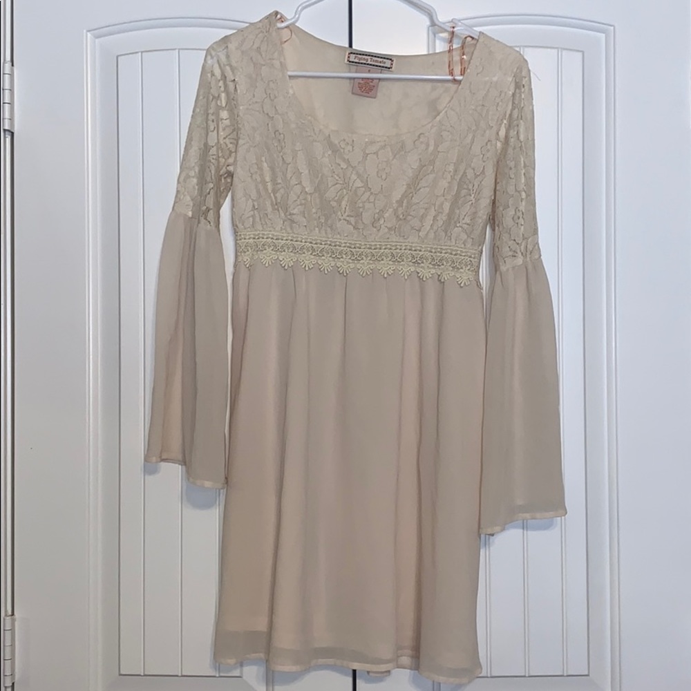 Flying Tomato Cream Dress